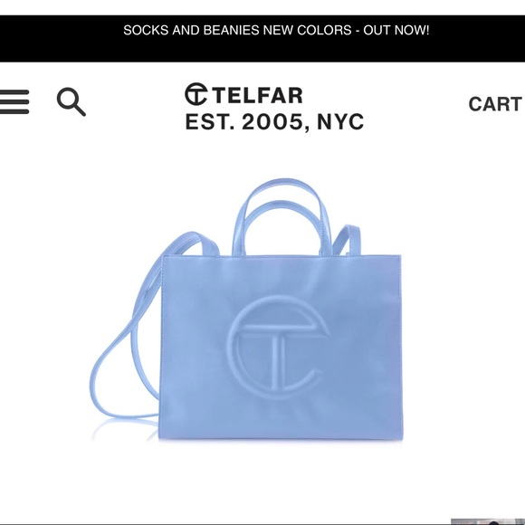 Telfar - Medium Cerulean Shopping Bag - Picture 6 of 7
